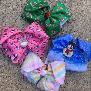 Bundle of 4 Jojo Siwa Large Bows